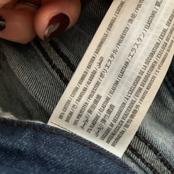 Mid-Rise, Medium Wash Stretch Skinny Jeans - Picture 5 of 7